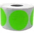 thumbnail image 1 of Fluorescent Green Circle Labels | 1.5" inches Round - 500 Pack | InStockLabels.com, 1 of 1