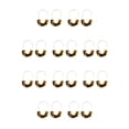 thumbnail image 2 of Pendientes colgantes Qarigey de Mujer Regalo de Aniversario Gancho para la Oreja Café Oscuro 10Conjunto, 2 of 6