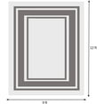 thumbnail image 3 of RURALITY Outdoor Rug 9x12 Feet Waterproof for Patio Clearance,Large Plastic Straw Mat for Camping,Porch,RV,Reversible, Easy to Clean,Light Coffee, 3 of 7