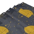 thumbnail image 6 of XMXT Shower Curtain Liner with Iron Hooks, Waterproof Planet Moon Background Shower Curtains for Bathroom Decor Accessories, 72 x 72 inches, 6 of 9