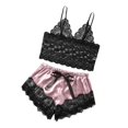 thumbnail image 2 of de piezas para mujer, lencería, ribete de encaje y pantalones corto camisón Colcomx Mujer de encaje braga, 2 of 8