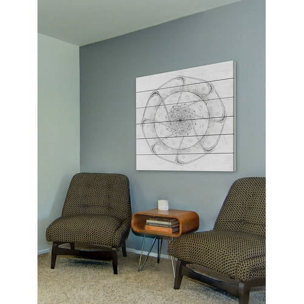 Marmont Hill "Twisted Direction" Painting Print on White Wood