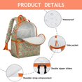 thumbnail image 3 of Yoga Meditation Lotus Student Backpack Spacious Adjustable Padded Straps Chest Buckle Lightweight Durable School Backpack For Student And Students, 3 of 4