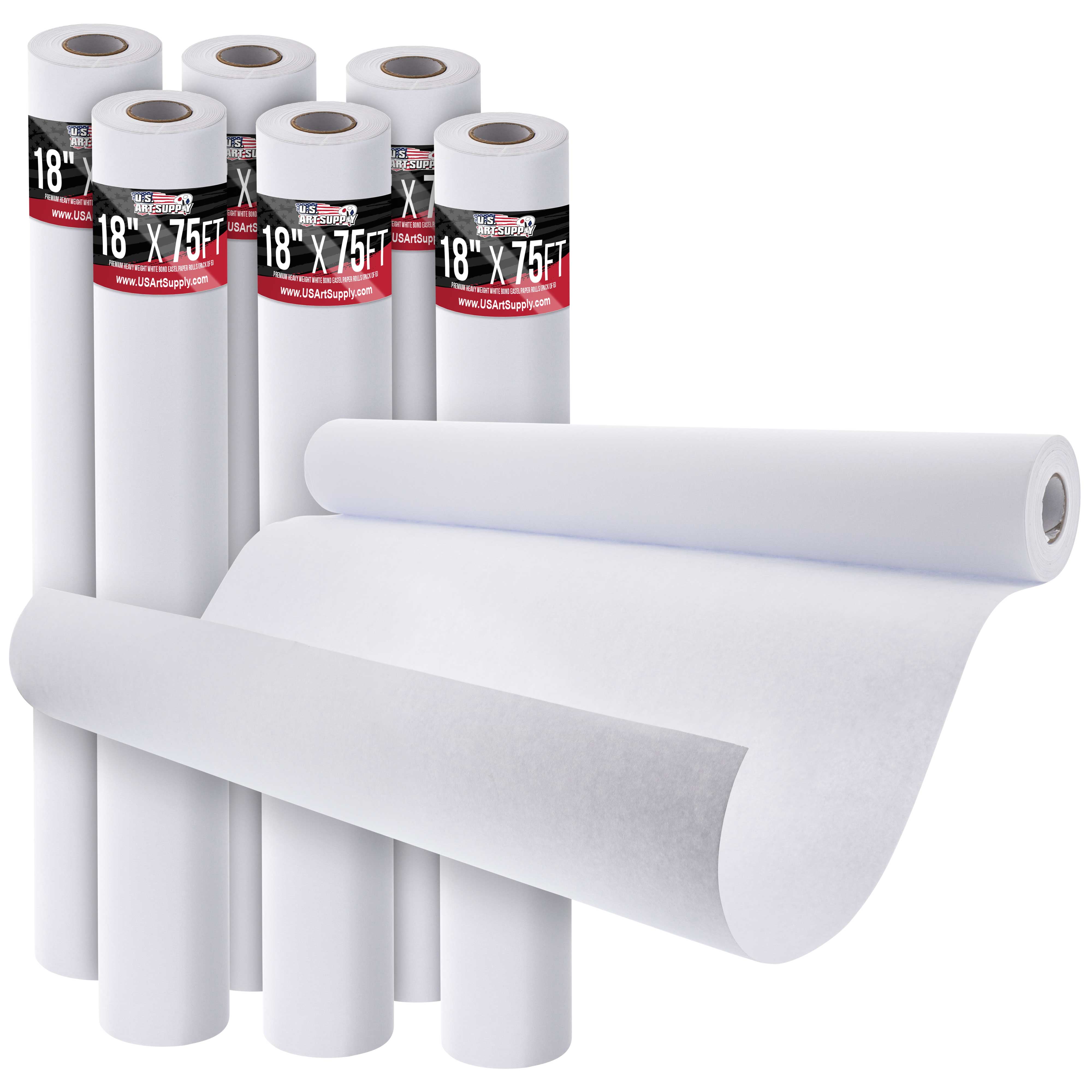 White Drawing Paper 12" x 100' 4771 Pacon Easel Roll 