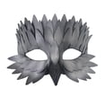 thumbnail image 1 of Máscara de pájaro cómoda de usar, cubrebocas, máscara de mascarada para escenario, graduación, cumpleaños plata, 1 of 8