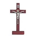 thumbnail image 2 of McVan 8 in. Cherry Stained Walnut Standing Crucifix, 2 of 3