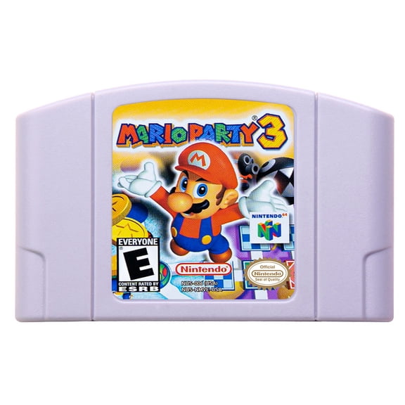 Video Games Compatible for the n64 console, replacement cartridge for Mario Party 3 NTSC