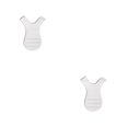 thumbnail image 3 of Qarigey Paquete de 10 cepillos para pestañas, levantamiento de pestañas, suministros para cejas en forma de Y, transparente claro 2piezas Qarigey CBP433700, 3 of 6