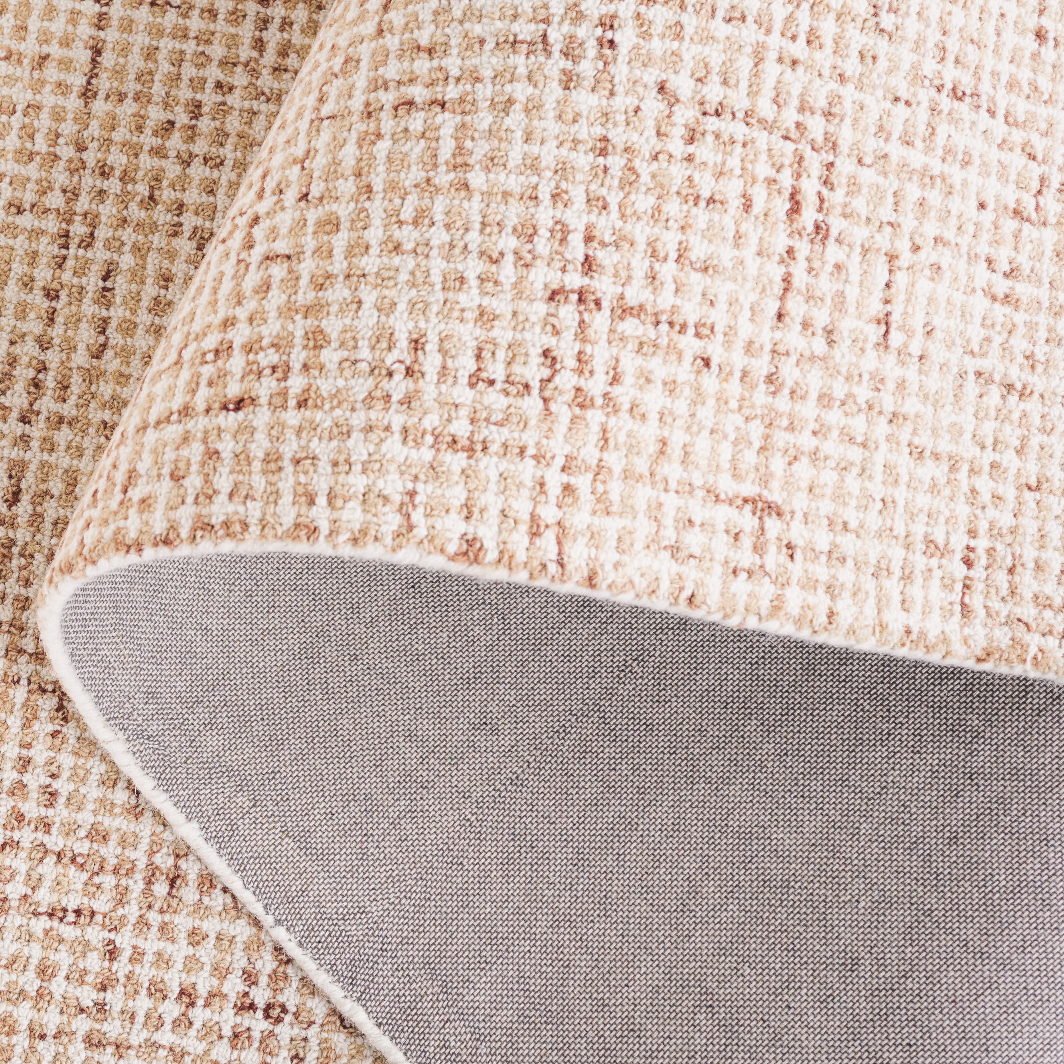 SAFAVIEH Martha Stewart Solid Area Rug, Rust/Ivory, 3' x 5'