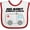 White and Red, variant on Inktastic My Aunt Saves Lives- Ambulance Boys or Girls Baby Bib