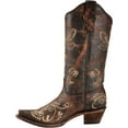 thumbnail image 3 of Corral Boots Womens Embroidered Snip Toe Cowboy  Tall Boots, 3 of 7