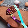 thumbnail image 4 of FZHANC-Potato Masher, Heavy Duty Stainless Steel Rainbow Potato Ricer with Colorful Titanium Plating, Masher, Kitchen Masher, Vegetable Fruit Masher (Rainbow), 4 of 4