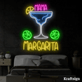 thumbnail image 2 of Craftnamesign Mama Margarita Neon Sign, Cocktail Bar LED Sign, Bar Decor, 2 of 4