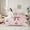 Pink, variant on Homewish Western White Horse Twin Bedding Sets 7-Piece for Women, Romantic Pink Rose Bedding Comforter Set, Kawaii Rustic Animal Reversible Sheet Sets, Luxury Bedroom Decor