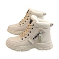 thumbnail image 1 of Zapatos de mujer botas de nieve altas, cálidas y versátiles, zapatos de algodón, zapatos de terciopelo para correr, botas vaqueras, 1 of 5