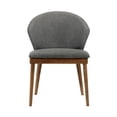 thumbnail image 4 of Arcadia and Juno 42" Round Charcoal and Walnut Wood 5 Piece Dining Set, 4 of 8
