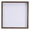 thumbnail image 4 of Uxcell 10x10 inch Shadow Box Frame Wood Dried Flower Display Stand Floating Photo Frame Brown, 4 of 5