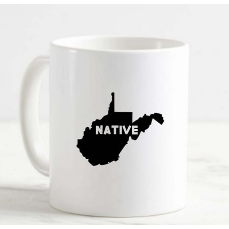 

Coffee Mug West Virginia Native Home Hometown Love White Cup Funny Gifts for work office him her