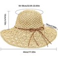 thumbnail image 5 of Sun Hat Foldable Summer Sun Protection Beach Hat With A Wide Brim, 5 of 5