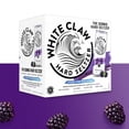 thumbnail image 4 of White Claw Hard Seltzer Blackberry, 6 Pack, 12 fl oz Cans, 5% ABV, 4 of 11