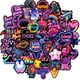 thumbnail image 1 of Paquete de pegatinas Neon Love Heart Rose Animal, 50 unidades, impermeables, 1 of 2