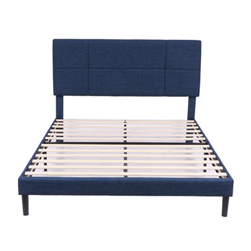 Ealufar Full Upholstered Platform Bed Frame, Bed Frame with Adjustable