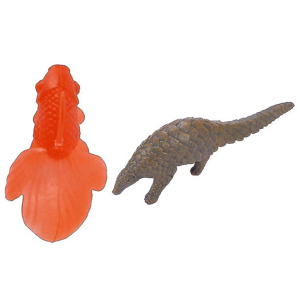 Juguetes de plástico para niños modelo pangolín de simulación de mundo animal salvaje