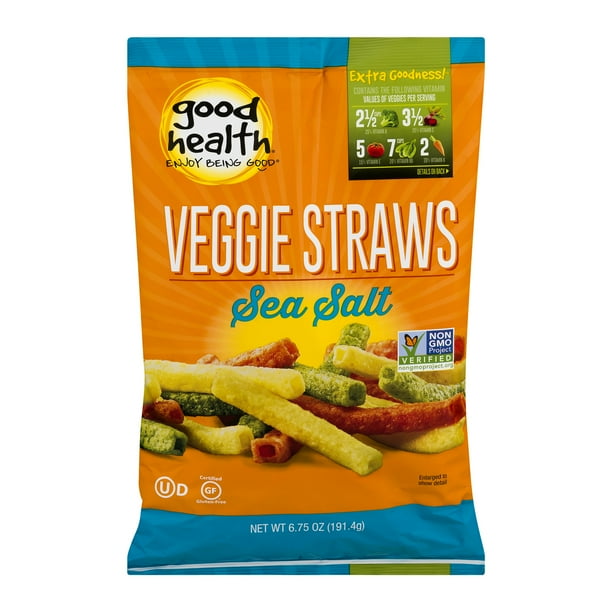Good Health GlutenFree Sea Salt Veggie Straws, 6.75 Oz.