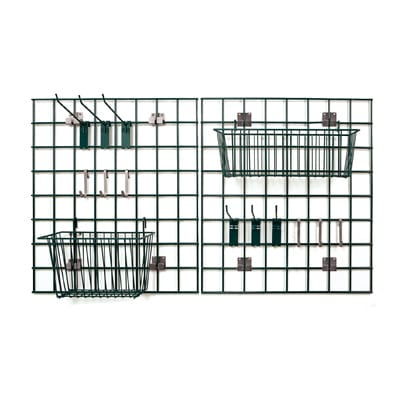 EZ-Wall™ Food Prep & Drying Kit Wall Grid - 25"L x 10 1/2"W, Epoxy Coated