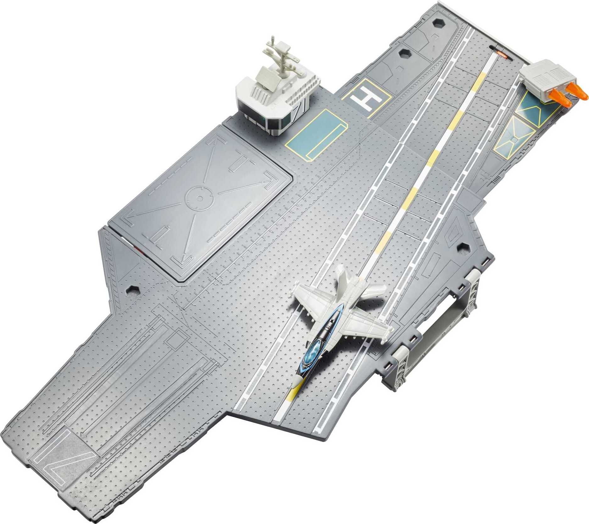 Matchbox Top Gun Aircraft Carrier Play Set Gift Idea for Ages 4 to 8 years