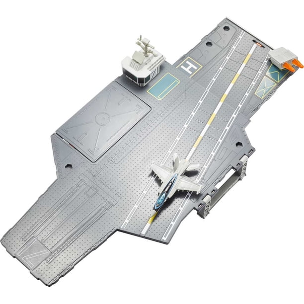 Matchbox Top Gun Maverick 航空母艦 プレイセット Matchbox Top Gun Aircraft Carrier Play Set for Indoors - Walmart