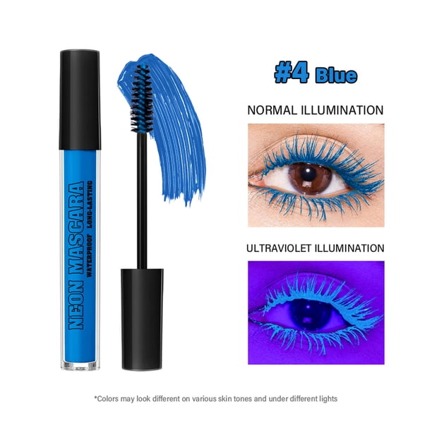 Fiudx Máscara de Pestañas Voluminosas En Fibra, Sérum Alargador, Capa Impermeable 24 Horas de Duración, Apto para Ojos Sensibles, Maquillaje Diario, Diseño de Cepillo Antigrumos.