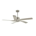 thumbnail image 2 of WINGBO  54 inch 5 ABS Blades DC Motor Indoor Ceiling Fan with Remote Control 54inch - Nickel and Wood Grain, 2 of 5