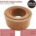 thumbnail image 2 of ELW 9-10 oz. 3.6-4mm Tobacco Brown Straps, Belts, Strips 2.75"x72" 7x183cm - Belt Grade Latigo Leather for Cowhide Heavy DIY Craft - Pet Collars, Blanks, Accessory, Jewelry, Key Chains, 2 of 9