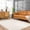 Ivory, Brown / Koume, variant on Hauteloom Koume Living Room, Bedroom Area Rug - Farmhouse - High Pile - Rose Cream - 8'10" x 12'