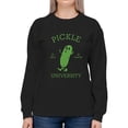 thumbnail image 3 of Pickle University Sweatshirt Men's -SmartPrintsInk Designs, 3 of 4