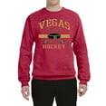 thumbnail image 2 of Wild Bobby City of Vegas Hockey Fantasy Fan Sports Unisex Crewneck Sweatshirt, Vintage Heather Red, XX-Large, 2 of 5