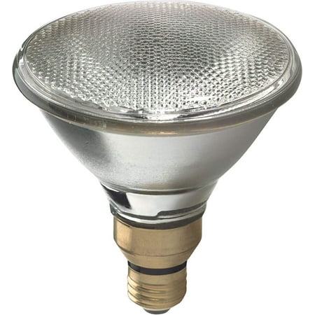 62716 90-Watt 1900-Lumen Outdoor PAR38 Halogen Flood Light Bulb, 25-Degree Beam Spread, White, Lasts 2.7 years based on 3 hours per day usage By GE