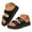 Black, variant on IUJSOY Platform Sandals for Women 2025 Comfortable Slides Open Toe Slippers Double Buckle Beach Shoe