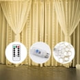thumbnail image 3 of LED copper curtain light 3*3 M USB eight function remote control Christmas decoration bedroom atmosphere lights, 3 of 5