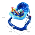 thumbnail image 5 of Andadera para Bebés The Baby Shop con llantas de gel y juguetero Azul -, 5 of 5