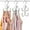 White, variant on 2Pcs Tank Top Hanger, Rotatable Bra Hangers for Closet Organizer, Max 48 Storage Capacity Belt Hanger, Plastic Space Saving Closet Organizers Apartment Dorm Essentials for Bra Tank Top Belt Tie,White