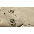 thumbnail image 4 of Men's Jacket Casual Dressy Turndown Collar Longline Jacket Button Up Long Sleeve Solid Color Classic Fit Jacket for Men Casual Fashion, 4 of 8