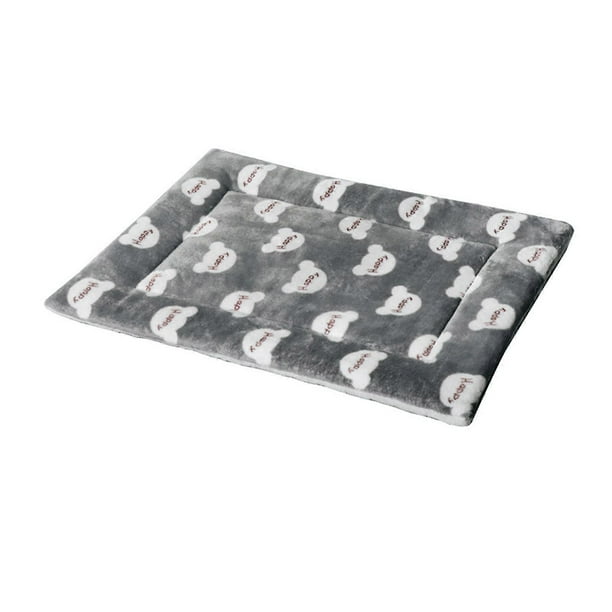 Pet Cushion Soft and Comfortable Thickened Multifunctional Dog Crate Mat for Dogs Cats PetsGrey 58x40cm / 22.8x15.7in