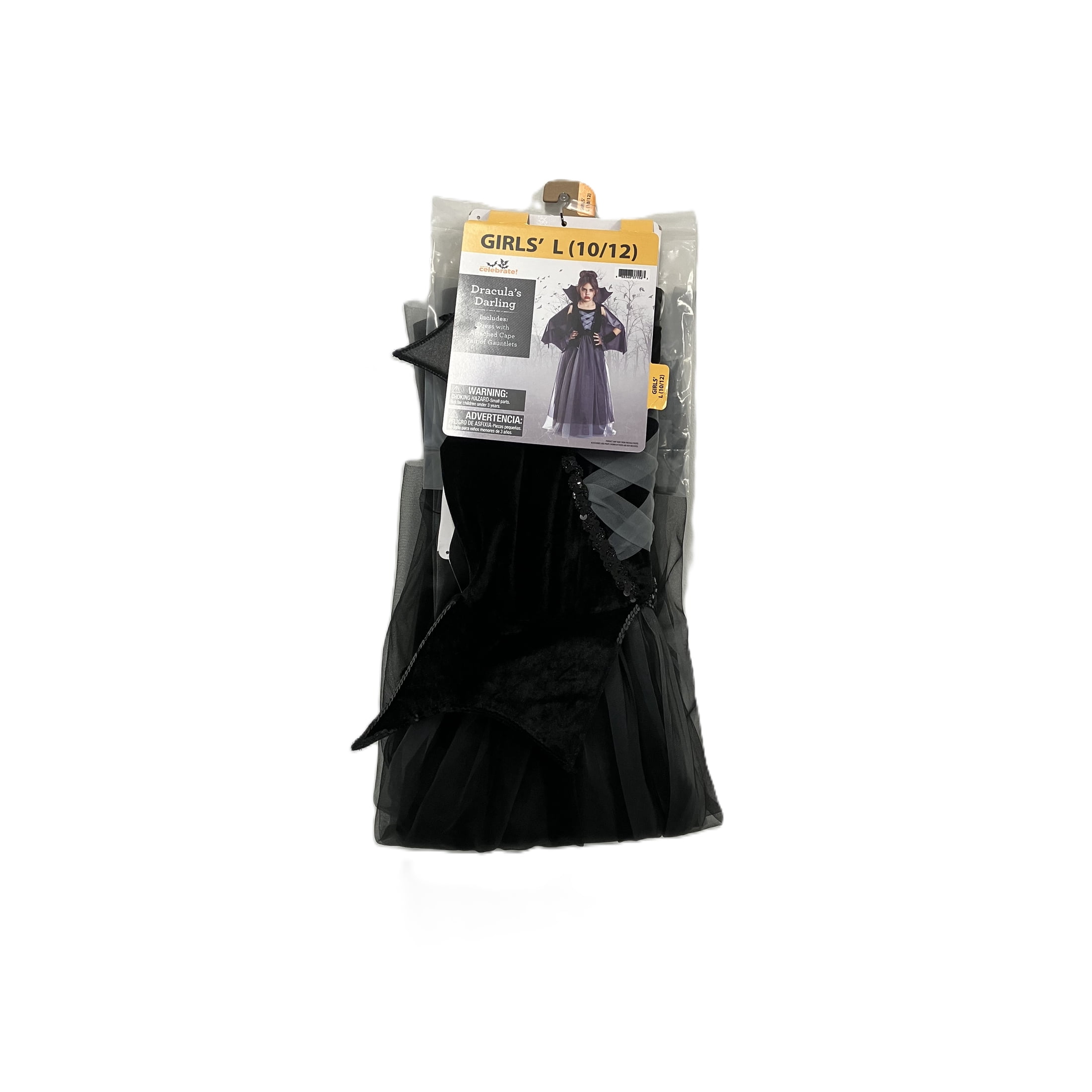 Dracula's Darling Halloween Costume for Children, Girls' Size L (10/12), by Way to Celebrate