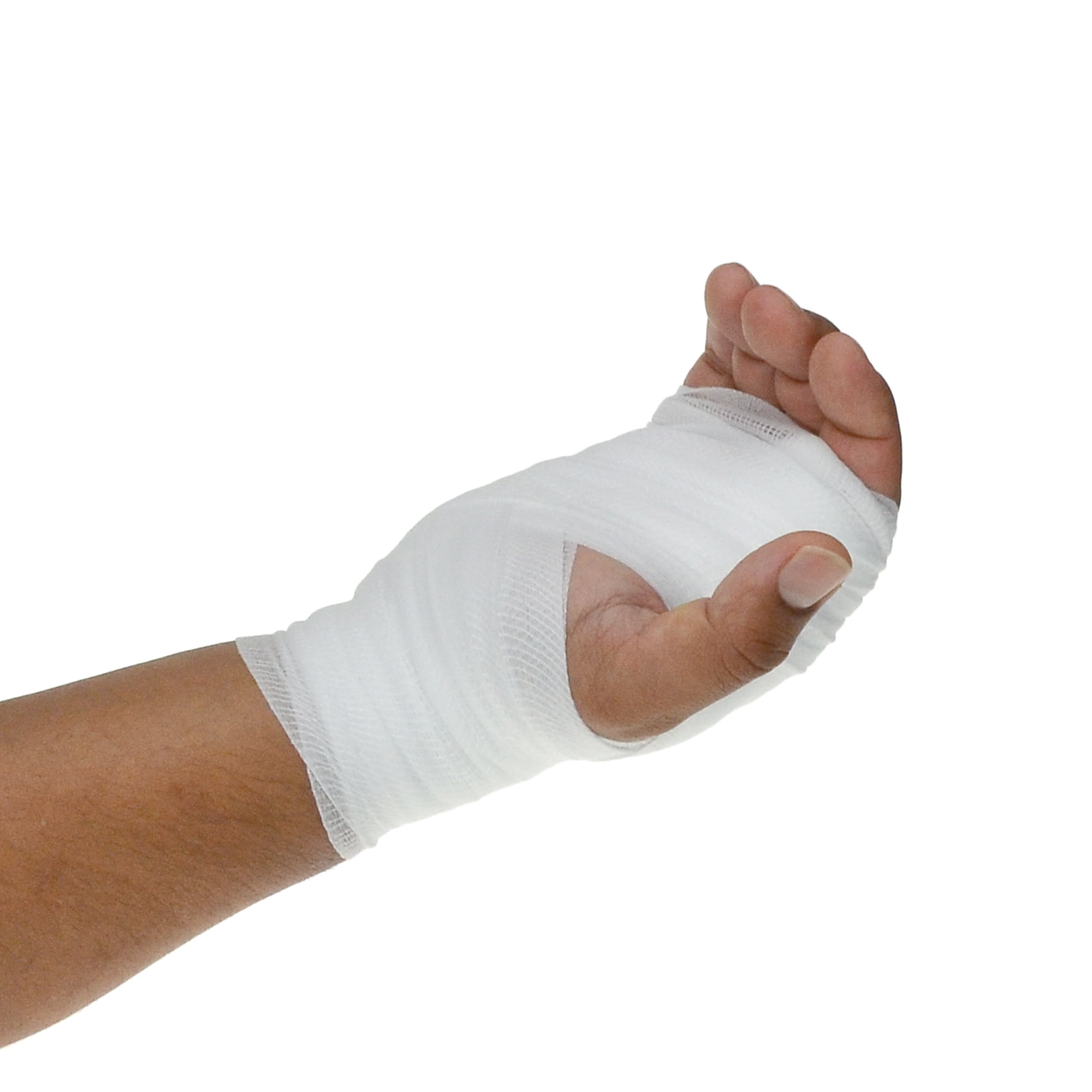 Dealmed 2" Conforming Stretch Gauze Bandages, Rayon and Knitted Polyester, 4.1 Yards, 12/Box, 8 Boxes