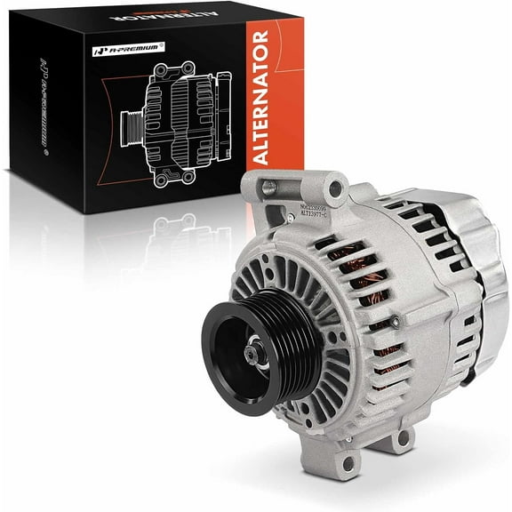 A-Premium Alternator Compatible with Honda Civic 2002 2003 2004 2005 2.0L, 12 V 80A 7-Groove Pulley Clockwise, Replace# 31100PRA003, CJX67
