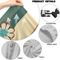 thumbnail image 6 of Xoenoiee Hippie Daisy Swirl Pattern Gaming Chair Covers Slipcovers, Stretchable Elastic Computer Reclining Gaming Chair Seat Cover with Armrest Cover (No Chairs), 6 of 7
