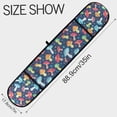 thumbnail image 3 of Dailycode Double Sided Oven Mitt with Loop Heat Resistant Kitchen Long Potholders 7" x 35" Cartoon Colorful Mushrooms, 3 of 6