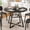 Black, variant on 42" Round Dining Table for 4-6, Space-Saving Kitchen Table with Dual-Tier Storage, Industrial Style Coffee Table